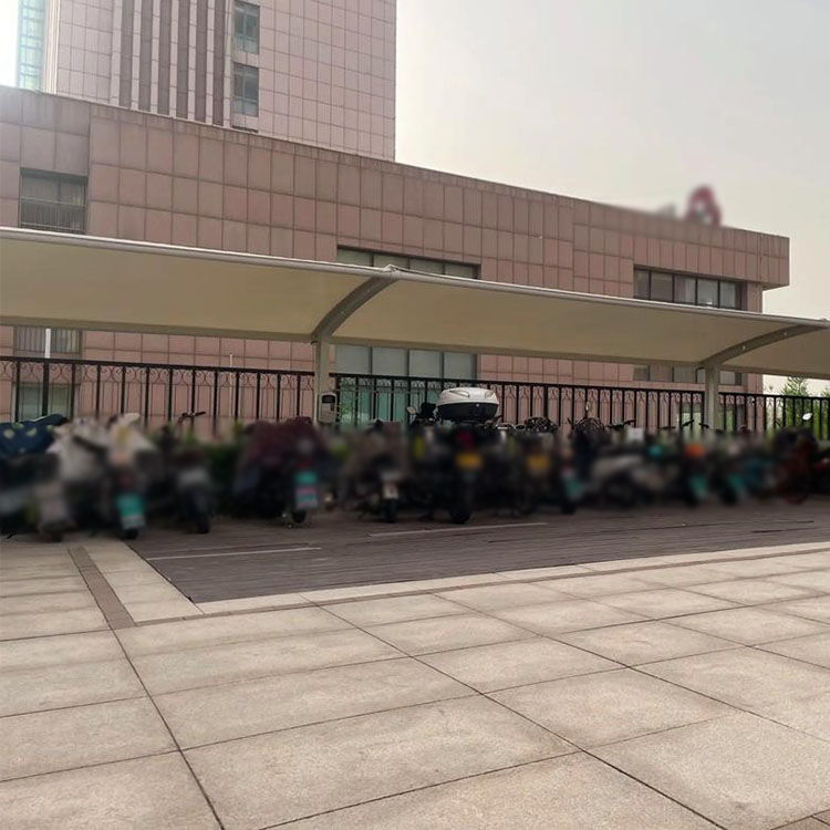 黄骅市膜结构电动车棚